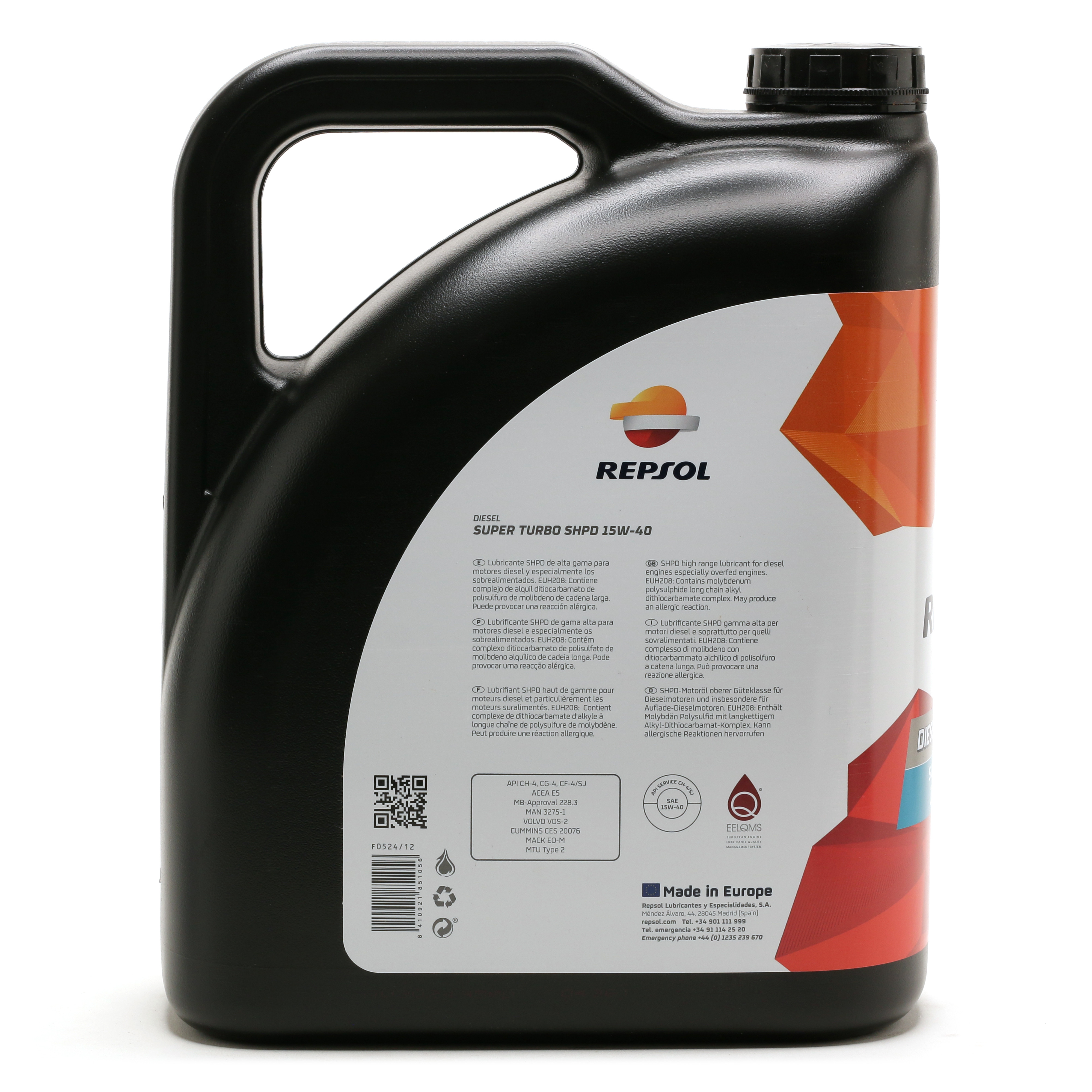 Repsol LKW/ NKW Motoröl GIANT 7410 (Ex.SUPER TURBO DIESEL SHPD) 15W-40 5 Liter Kanister